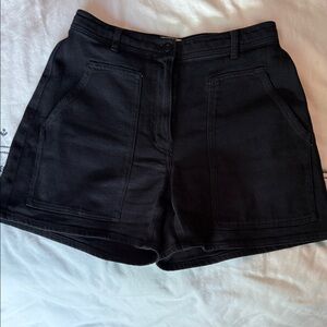 Wilfred High Waist denim Women's Shorts in Black
